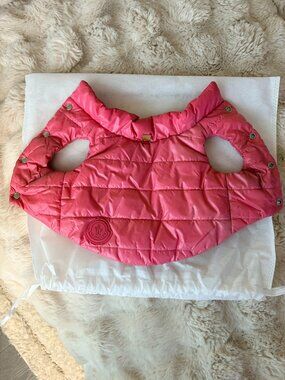 MONCLER Poldo Dog Couture Coat Down Jacket SIZE 0 PINK